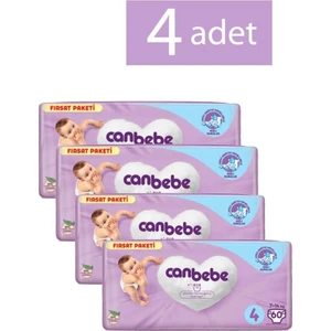 Bebek Bezi  4 Maxi Beden 60 Adet 4 Paket