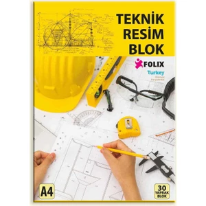 Teknik Resim Blok A4 30 Yaprak
