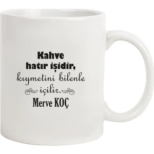 Hediye Rengi İsme Özel Tasarımlı Kupa Bardak - Kahve Hatır Işidir