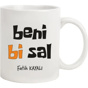 Hediye Rengi İsme Özel Tasarımlı Kupa Bardak - Beni Bi Sal