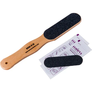 Ahşap Topuk Törpüsü Pedikür Spatulası + 5 Adet Törpü Kağıdı