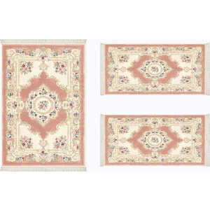 Alanur Almira Yatak Odası Halısı 3'lü Set 80 x 150 cm + 2 Adet 60 x 100 cm AL310C024
