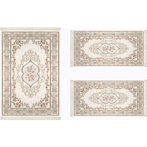 Alanur Almira Yatak Odası Halısı 3'lü Set 80 x 150 cm + 2 Adet 60 x 100 cm AL310C043