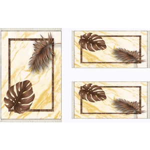 Alanur Almira Yatak Odası Halısı 3'lü Set 80 x 150 cm + 2 Adet 60 x 100 cm AL310M014