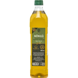 Köklü Zeytincilik Taş Baskı Soğuk Sıkım Birinci Yemeklik Ayvalık Zeytinyağı Pet 1 Lt