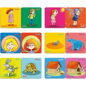 Circle Toys Zıt Kavramlar Eşleştirme Türkçe Ingilizce