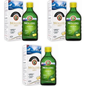 Omega3 - Limon Aromalı - Balık Yağı Şurup 250 ml - 3'li Set