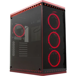 Temper Pro V5 4 x RGB Fan 6 x RGB Şerit USB 3.0 Tempered Glass Oyuncu Kasası