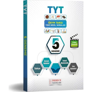Sonuç Derece Yayınları TYT 5 Deneme Sonuç