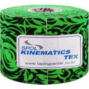 Desenli Kinesio  Tape Yeşil