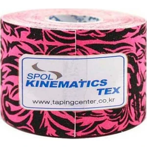 Desenli Kinesio  Tape Pembe