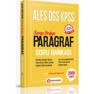 Veri Yayınları KPSS ALES DGS Paragraf Soru Bankası