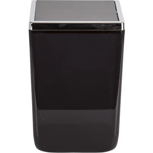 Toskana 6 lt Çöp Kovası Şeffaf Siyah