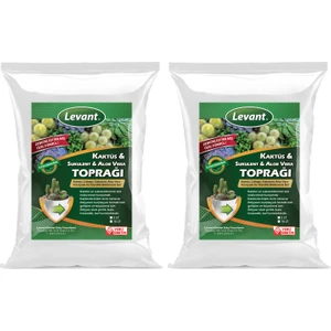 Kaktüs Toprağı 5 lt 2'li Yüksek Verim