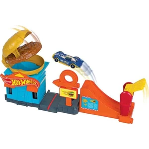 Hot Wheels Şehir Otoparkı Garaj Seti FRH28 GPD09 Hamburger Restoranı Hücumu