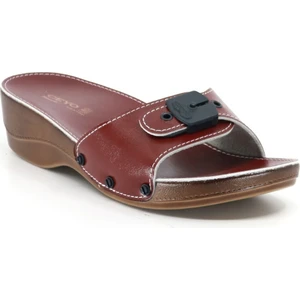 Minelli Topuklu Kırmızı Anatomik Terlik