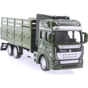 Sürtmeli Die Cast Metal Kasalı Askeri Kamyon