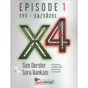 Kafa Dengi Yayınları TYT Ea - Sözel x 4 Tüm Dersler Soru Bankası Episode - 1