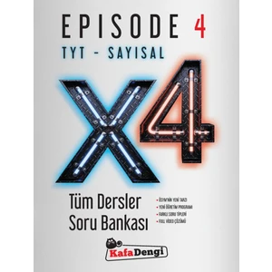 Kafa Dengi Yayınları TYT Sayısal x 4 Tüm Dersler Soru Bankası Episode - 4