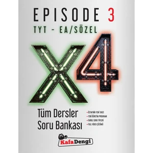 Kafa Dengi Yayınları TYT Ea - Sözel x 4 Tüm Dersler Soru Bankası Episode - 3