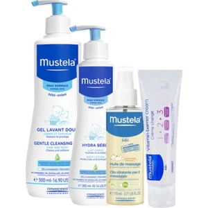 Yeni Doğan Günlük Bakım Seti (500ml.Şam+300ml.Nem+100ml.Oil+50ml.Pişik Kremi)