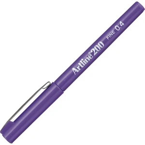 200N Fine Writing Pen Purple 0.4 mm - Mor