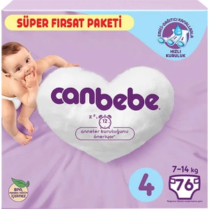 Bebek Bezi Paketi No:4 7-14 kg 76'lı