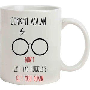 Hediye Rengi İsme Özel Harry Potter Temalı Kupa Bardak