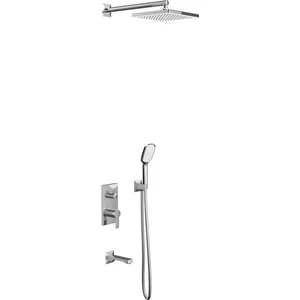 Simena Ankastre 3 Yönlü Banyo Bataryası Seti-Krom