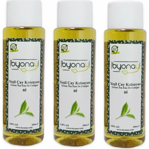 Yeşil Çay Kolonyası 200 ml 3 Adet