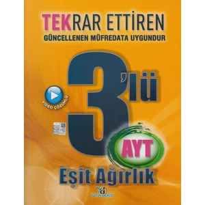 Yayın Denizi Yayınları AYT Eşit Ağırlık Tekrar Ettiren Özel 3'lü Deneme
