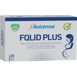 Folid Plus Çinko İyot D -B Vitamin Kompleksi 28 Tablet