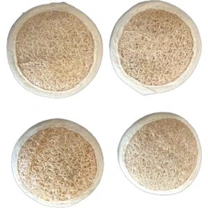 Yüz İçin Doğal Kabak Lifi - Peeling Lifi 4 Adet