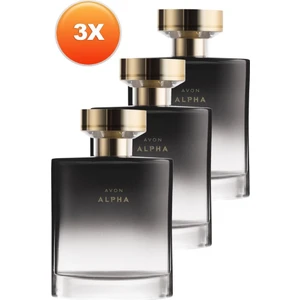 Alpha Erkek Parfüm Edt 75 Ml. Üçlü Set