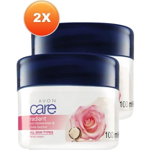 Care Gül ve Shea Özlü Yüz Kremi 100 Ml. Ikili Set