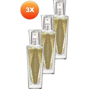 Attraction Kadın Parfüm Edp 30 Ml. Üçlü Set