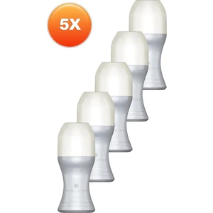 Perceive Kadın Roll-On Deodorant - Tropikal Çiçek ve Meyve Aroması, 5 x 50 ml - Gün Boyu Terlemeye Karşı Etkili Koruma