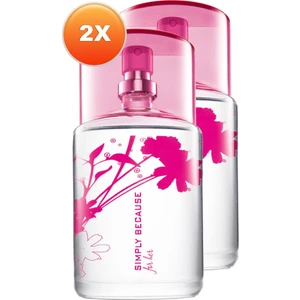 Simply Because For Her Kadın Edt 50 Ml. Ikili Set