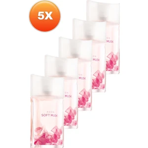 Soft Musk Kadın Parfüm Edt 50 Ml. Beşli Set