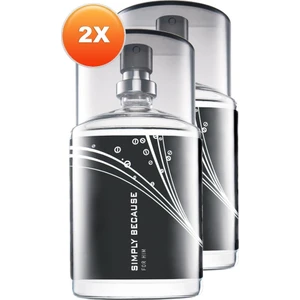 Simply Because Erkek Parfüm Edt 50 Ml. Ikili Set