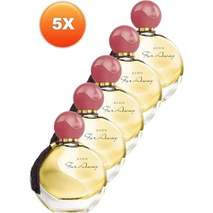 Far Away Kadın Parfüm Edp 50 Ml. Beşli Set
