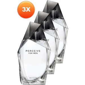 Perceive Erkek Parfüm Edt 100 Ml. Üçlü Set