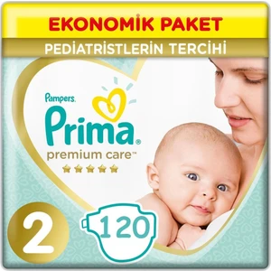 Premium Care 2 Beden Numara 60 x 2 - 120 Adet Bebek Bezi