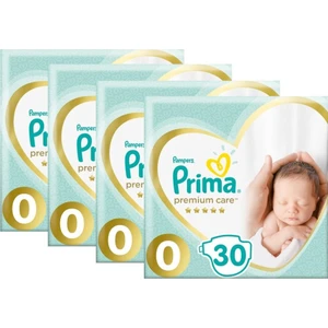 Premium Care Prematüre Bebek Bezi 0 Beden 30 x 4'lü 0 - 3 kg 120'lı