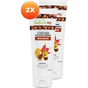 Nature Pro At Kestanesi ve Kırmızı Biberli Balsam 250 ml 2'li Set