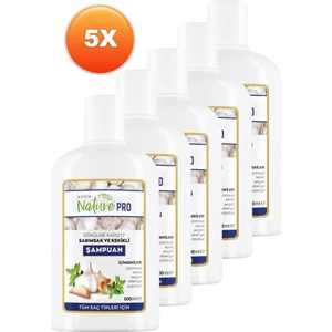 Nature Pro Sarımsak ve Kekikli Şampuan 500 ml 5'li Set