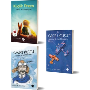Küçük Prens Gece Uçuşu Savaş Pilotu - 3 Kitap Set