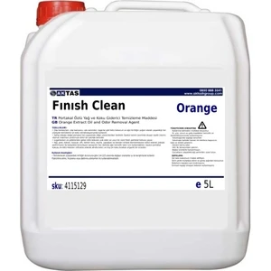AktastrGroup Clean Orange Ağır Yağ, Logar, Baskın ve Kötü Koku Giderme Maddesi