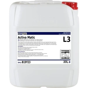AktastrGroup Activa Matic Lima L3 Endüstriyel Bulaşık Makinası Deterjanı 20 LT