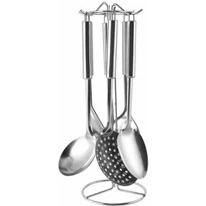 MTR-KPC01 1597 5 Parça Standlı Mutfak Servis Seti Gri